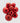 PALLA PVC GRAPPOLO SFERE ROSSE 10PZ