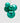PALLA PVC GRAPPOLO SFERE VERDI 5PZ