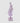 DECORO CONIGLIO TWIST LAVANDA MOV+LED