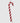 DECORO CANDYCANE BIANCO E ROSSO H 39