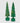 DECORO PINO TWIST VERDE H 40,5