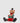 ORSO NOEL NUTCRAK SEDUTO VERDE E ROSSO H 43