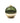 SFERA VETRO BICOLOR CON CANDELA PROFUMATA VERDE E ORO