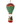MONGOLFIERA IN RESINA ROSSA