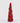 CANDELA STELLA NATALE CONO  ROSSO E VERDE H 33
