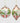 ADDOBBO PALLA FUSO HOLLY  2 ASS BIANCO E VERDE 2 PZ D 12 ASSO