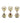 CLESSIDRA IN VETRO CON DECORAZIONE E GLITTER BRUCO STYLE 1 PZ